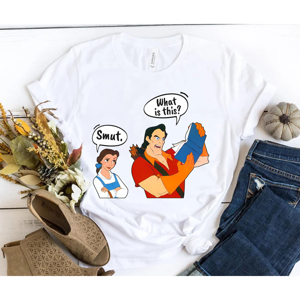 Beauty And The Beast Belle Gaston Bookworm Bookish Shirt Funny Book Lover Disney T-shirt Walt Disney World Disneyland Trip Outfits - 5.jpg