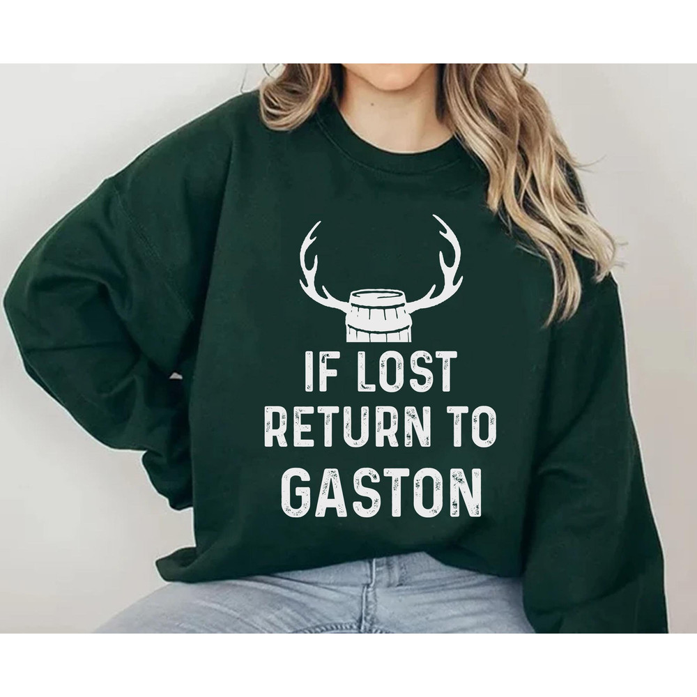 Beauty And The Beast If Lost Return To Gaston Shirt Disney Villains T-shirt Walt Disney World Disneyland Trip Funny Birthday Gift - 4.jpg