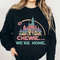 Chewie We're Home Chewbacca Disney Castle Pastel Color Sweatshirt Star Wars Disney Shirt Galaxy's Edge Disneyland Park Trip Funny Gift - 1.jpg