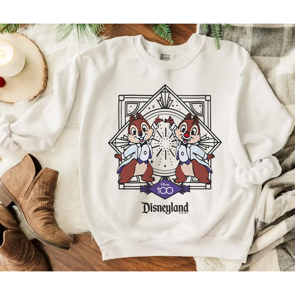 Chip n Dale Disney 100 Years Of Wonder Shirt Disney100 Tee Walt Disney Company T-shirt Disneyland Platinum 2023 Trip 100th Anniversary - 4.jpg