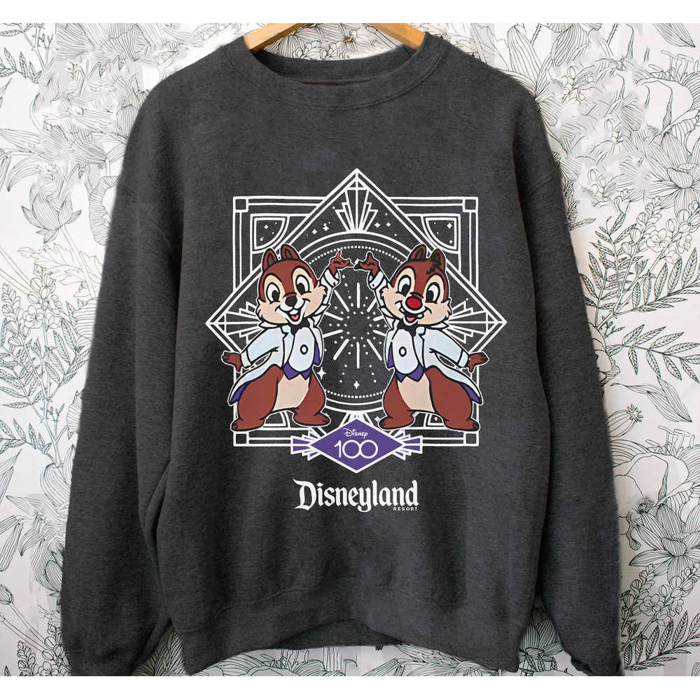 Chip n Dale Disney 100 Years Of Wonder Shirt Disney100 Tee Walt Disney Company T-shirt Disneyland Platinum 2023 Trip 100th Anniversary - 5.jpg