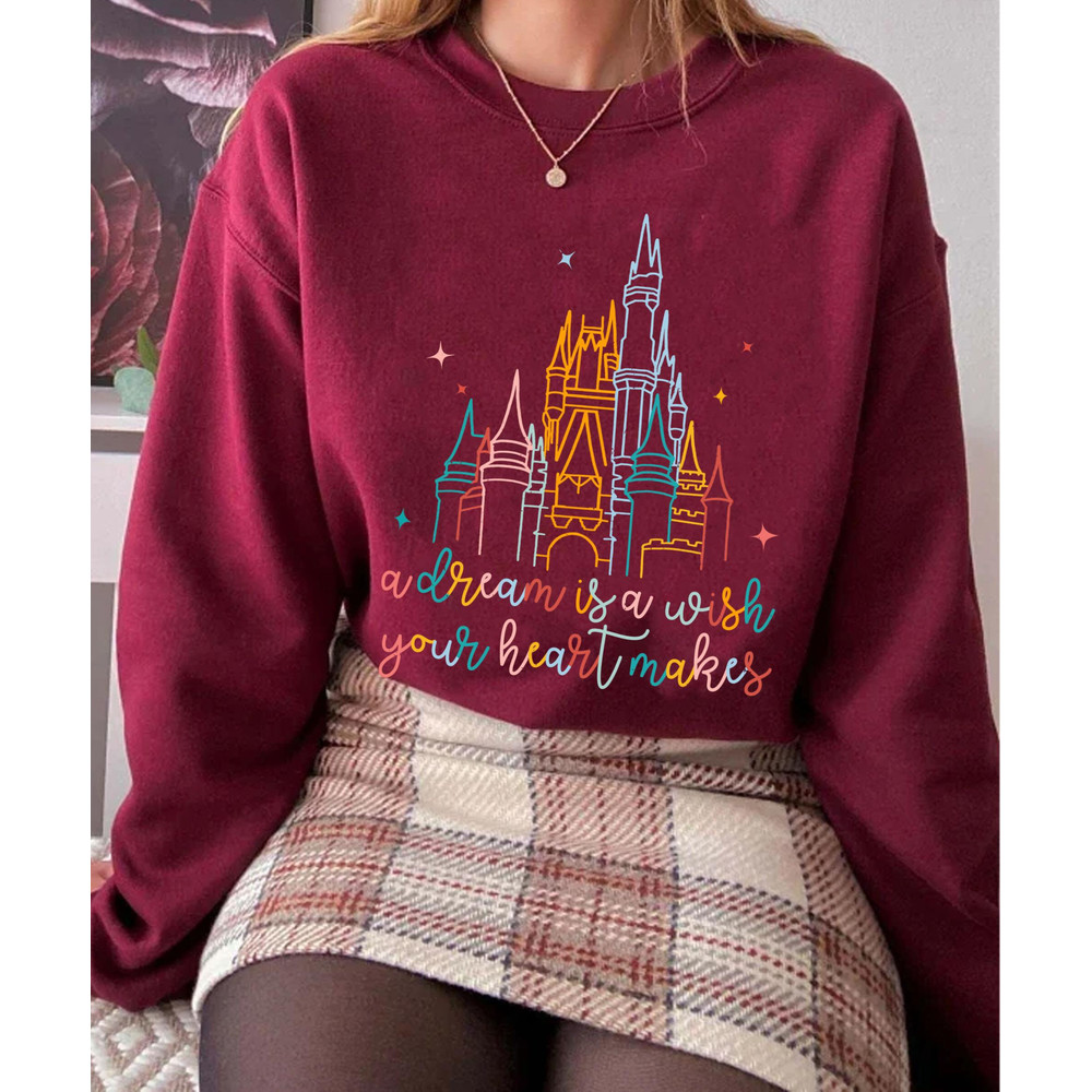 Cinderella Castle A Dream Is A Wish Your Heart Makes Shirt  Disney Princess T-shirt  Magic Kingdom  Walt Disney World  Disneyland Trip - 3.jpg