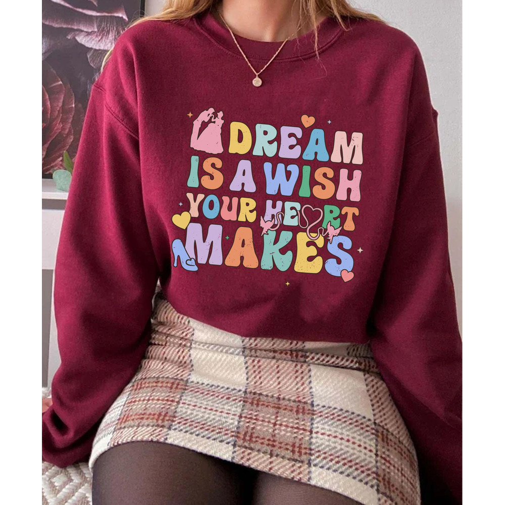 Cinderella Princess Shirt  A Dream Is A Wish Your Heart Makes Shirt  Disney Song Lyrics  Disney World T-shirt  Disneyland Family Trip - 5.jpg