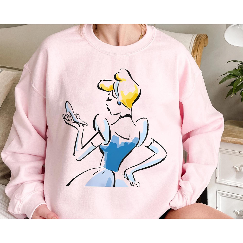 Cinderella Sketch Portrait Shirt Disney Princess T-shirt Walt Disney World Tee Disneyland Family Vacation Trip Magic Kingdom - 2.jpg