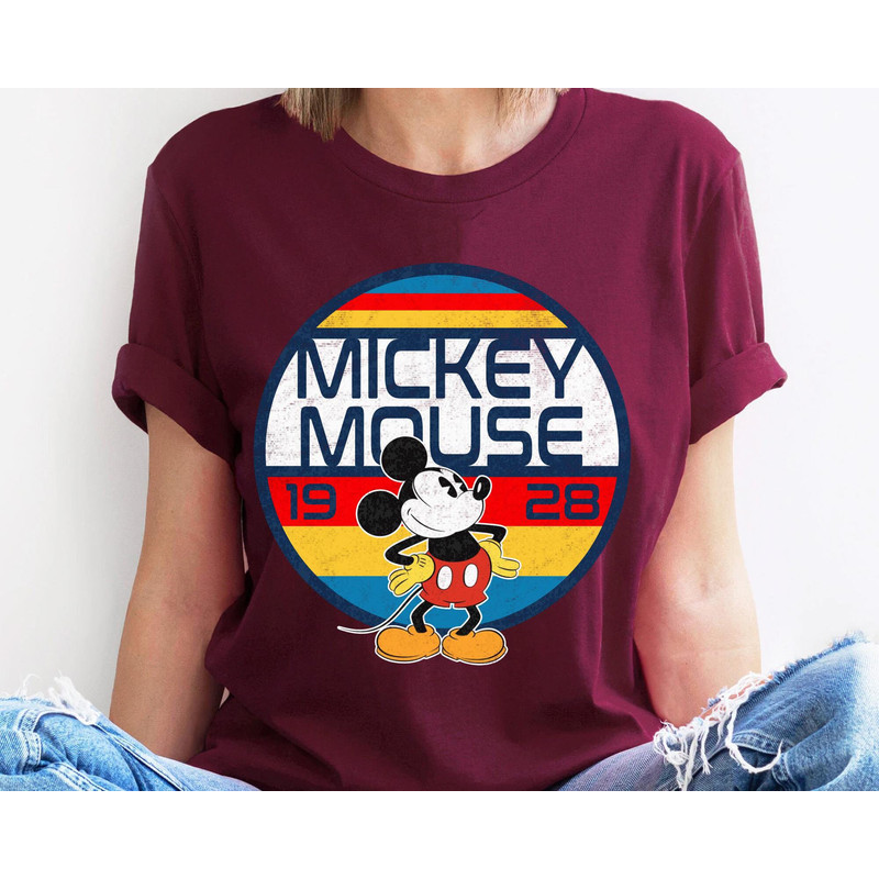 Classic Retro Mickey Mouse 1928 Shirt Disney Mickey T-shirt Disney Birthday Walt Disney World Magic Kingdom Disneyland Trip Outfits - 2.jpg