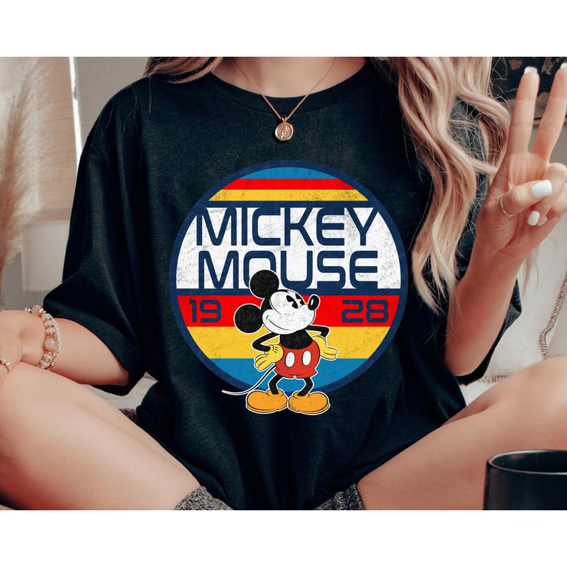 Classic Retro Mickey Mouse 1928 Shirt Disney Mickey T-shirt Disney Birthday Walt Disney World Magic Kingdom Disneyland Trip Outfits - 3.jpg