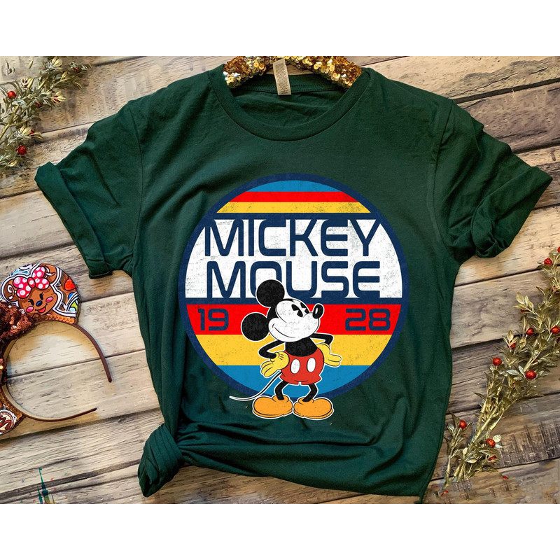Classic Retro Mickey Mouse 1928 Shirt Disney Mickey T-shirt Disney Birthday Walt Disney World Magic Kingdom Disneyland Trip Outfits - 5.jpg
