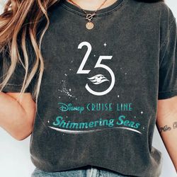 cruise line 25th silver anniversary shimmering