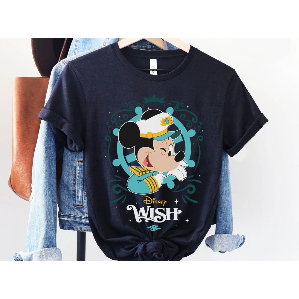 Cruise Mickey Mouse Disney Wish Shirt Cruise Line 25th Silver Anniversary At Sea T-shirt Disney Cruise Summer Trip Family Matching - 1.jpg