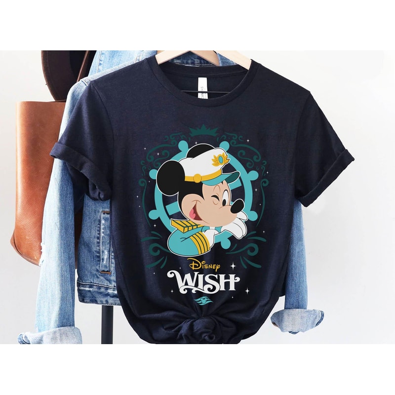 Cruise Mickey Mouse Disney Wish Shirt Cruise Line 25th Silver Anniversary At Sea T-shirt Disney Cruise Summer Trip Family Matching - 1.jpg