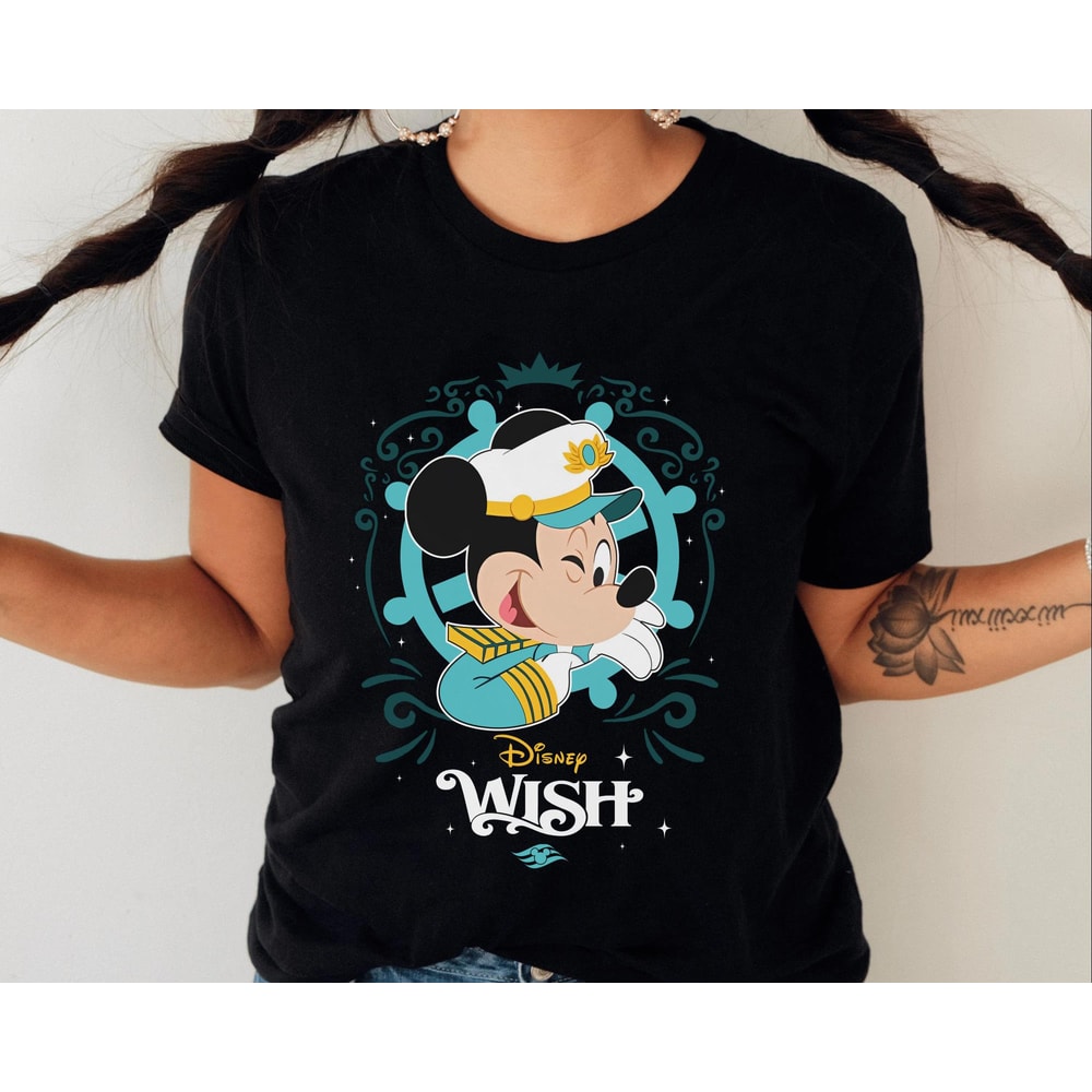Cruise Mickey Mouse Disney Wish Shirt Cruise Line 25th Silver Anniversary At Sea T-shirt Disney Cruise Summer Trip Family Matching - 5.jpg