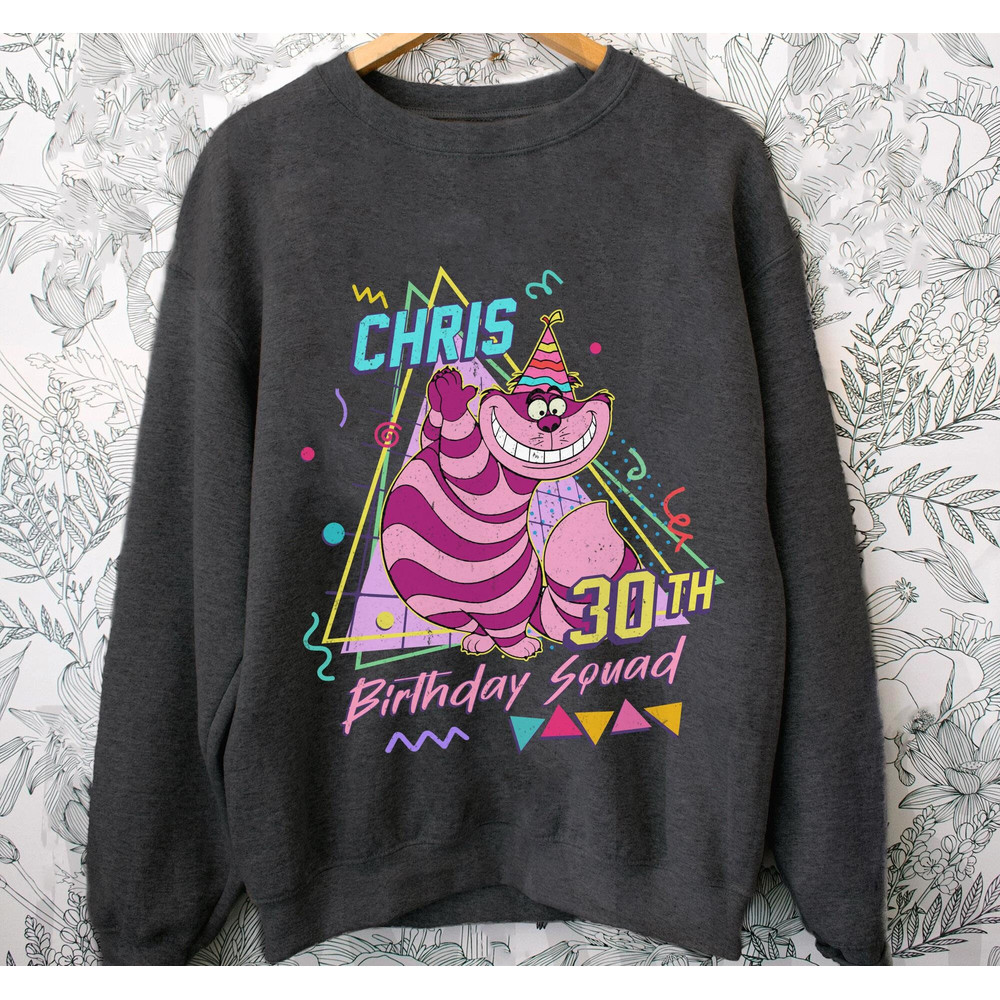 Custom Alice in Wonderland Birthday Party Shirt Personalized Disney Birthday T-shirt Retro 90s Walt Disney World Disneyland Matching - 3.jpg