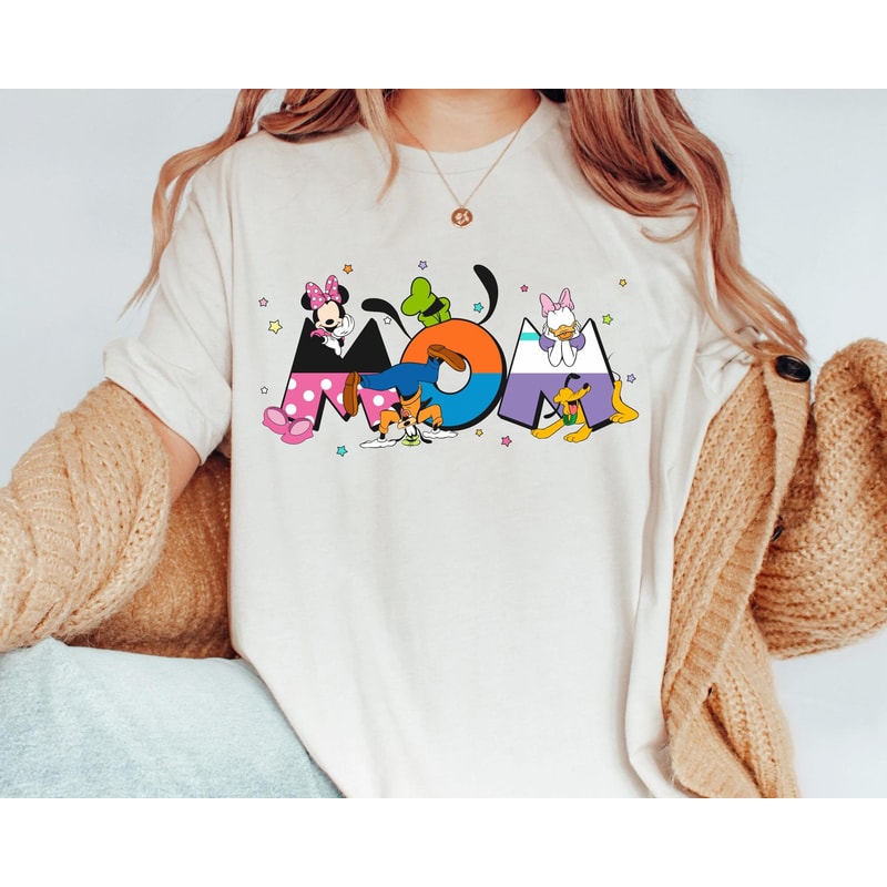 Custom Disney Mom and Dad Mickey And Friends Shirt Mommy Daddy Matching Mother's Day Father's Day Disney Couple Matching Shirt - 2.jpg