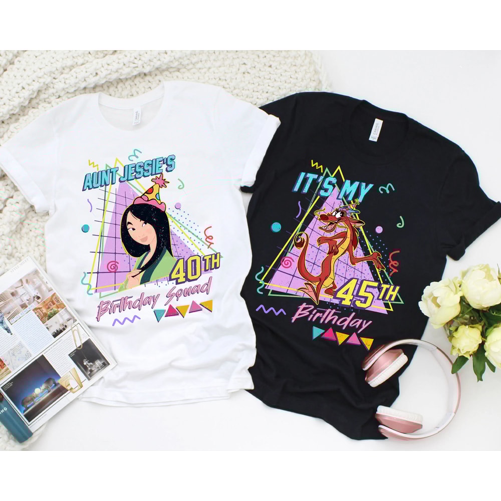 Custom Disney Mulan Mushu Birthday Matching T-shirt Personalized Disney Birthday Shirt Birthday Boy Girl Disney World Family Vacation - 1.jpg