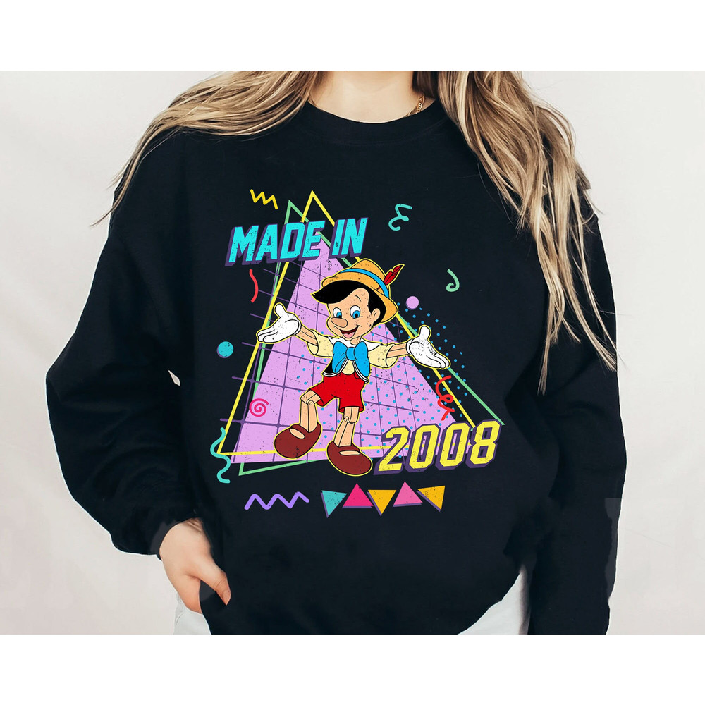 Custom Disney Pinocchio Birthday Matching Tee Personalized Disney Birthday Shirt Jiminy Cricket Geppetto Figaro Birthday Squad T-shirt - 4.jpg