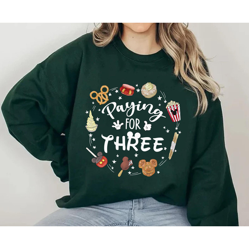 Custom Disney Snacks For Two Pay For Three Shirt Pregnancy Announcement Bump Reveal Matching Shirt To Be Mom Dad Walt Disney World - 5.jpg