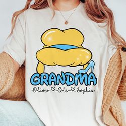 custom kids name cinderella princess grandma sh