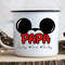 Custom Kids Name Mickey Mouse Papa Nana Coffee Mug Personalized Nickname Tumbler Father's Day Gift For Grandpa Cute Disney Gifts - 6.jpg