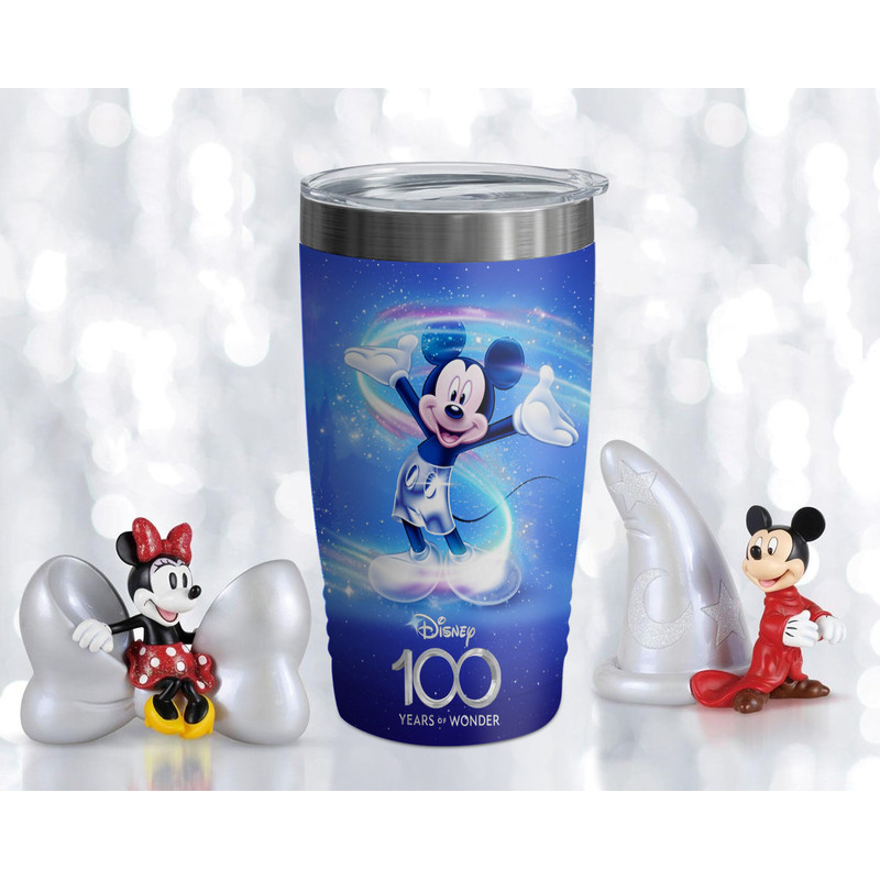 Custom Mickey Mouse Disney100 Tumbler Personalized Disney 100 Years Of Wonder Walt Disney World Cup Disneyland 100th Anniversary Gift - 1.jpg