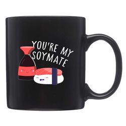 cute sushi mug, cute sushi gift, foodie mug, sushi mugs, japanese food, sushi lover, sushi lover mug, sushi lover gift,