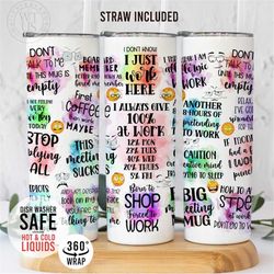 funny office tumbler , office humor , funny coworker gift , sarcastic office tumbler, office coffee tumbler