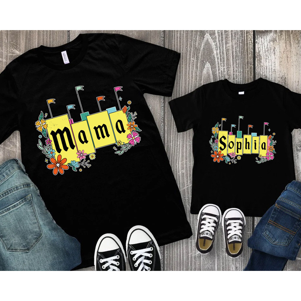 Custom Mom and Daughter Disneyland Trip Shirt Retro 70s Disney Mother T-shirt Mother's Day Gift Ideas Gift For Mom Family Matching - 1.jpg