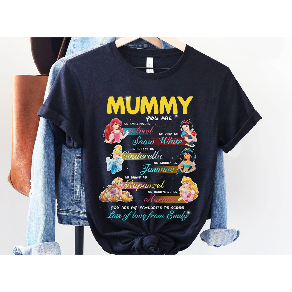 Custom Mommy You Are My Favorite Princess Shirt  Disney Mom T-shirt  Mother's Day Gift Ideas  Gift For Mom  Disneyland Trip Outfits - 2.jpg