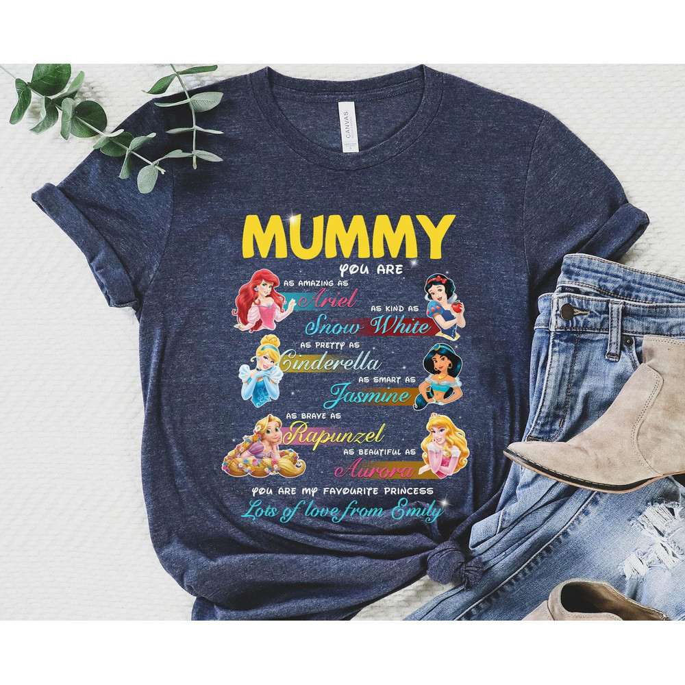 Custom Mommy You Are My Favorite Princess Shirt  Disney Mom T-shirt  Mother's Day Gift Ideas  Gift For Mom  Disneyland Trip Outfits - 4.jpg
