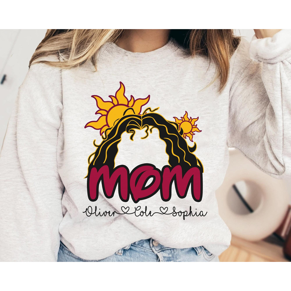 Custom Mother Gothel Tangled Disney Villains Mom Shirt Personalized Nickname Tee Mommy And Me Matching Mother's Day Gift Grandma Gift - 3.jpg