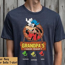 custom name disney goofy grandpa shirt / grandp