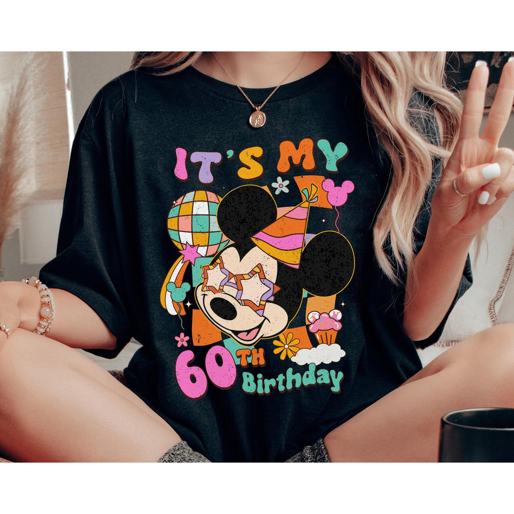 Custom Retro 70s Mickey It's My Birthday Shirt  Personalized Disney Birthday Party T-shirt  Walt Disney World  Disneyland Trip Outfits - 2.jpg