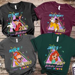 custom retro 90s disney a goofy movie birthday