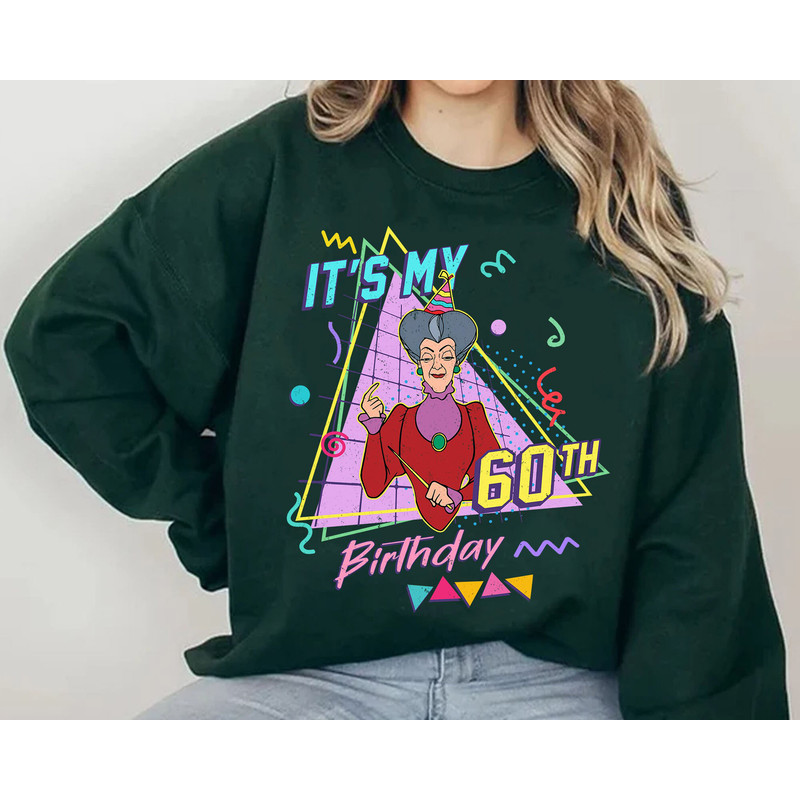 Custom Retro 90s Disney Cinderella Birthday Party Shirt  Lady Tremaine Fairy Godmother Personalized Disney Birthday Tee Birthday Boy Girl - 3.jpg