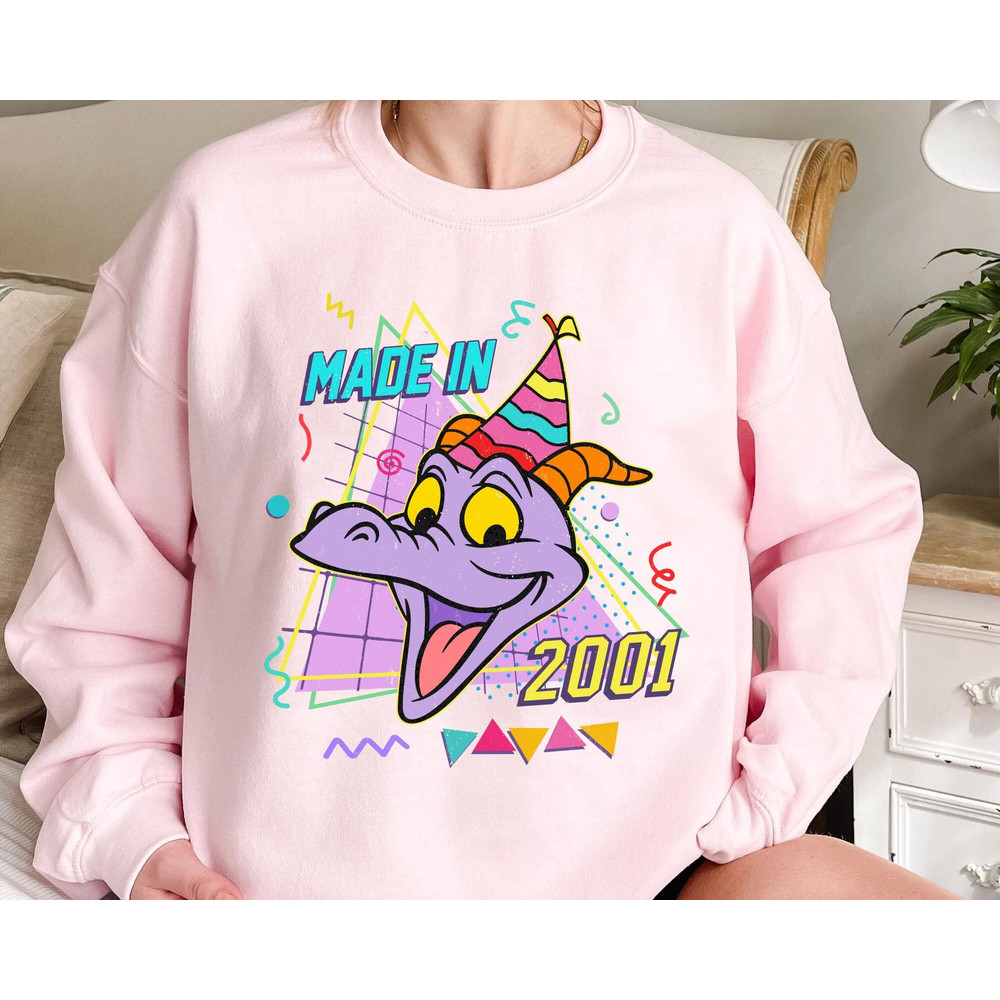 Custom Retro 90s Figment Dragon Birthday Shirt Personalized Birthday Party Tee Walt Disney World Epcot Theme Park Disneyland Trip - 4.jpg