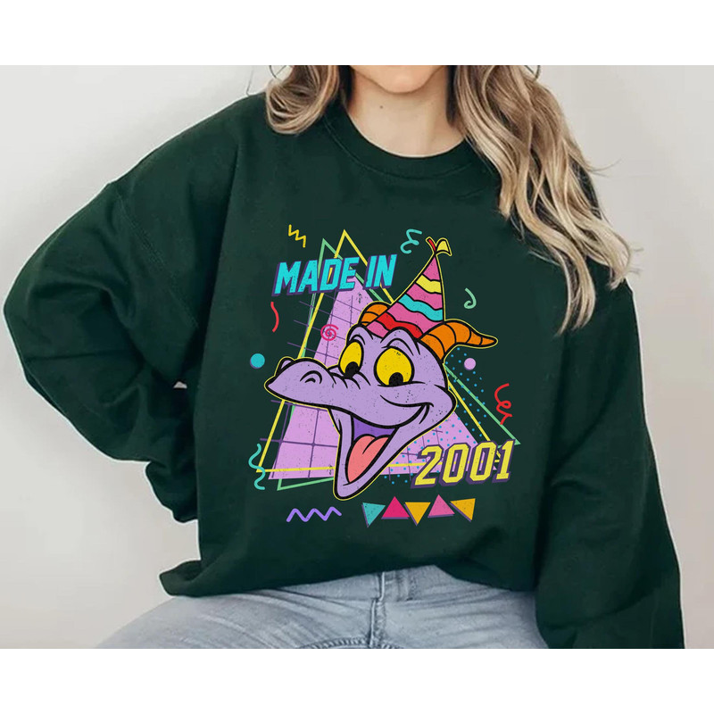 Custom Retro 90s Figment Dragon Birthday Shirt Personalized Birthday Party Tee Walt Disney World Epcot Theme Park Disneyland Trip - 5.jpg