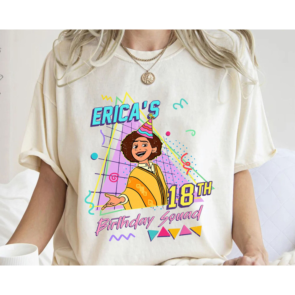 Custom Retro Disney Encanto Birthday Party T-shirt  Personalized Disney Birthday Shirt  Isabela Madrigal Mirabel Luisa  Birthday Boy Girl - 5.jpg