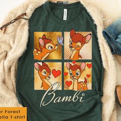 cute bambi with signature shirt / retro disney