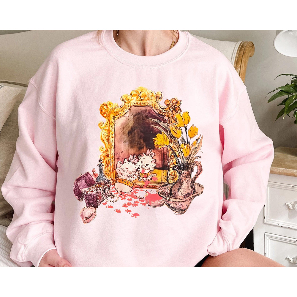 Cute Disney Marie The White Cat Sketch Shirt The Aristocats T-shirt Walt Disney World Tee Disneyland Family Trip Magic Kingdom - 4.jpg