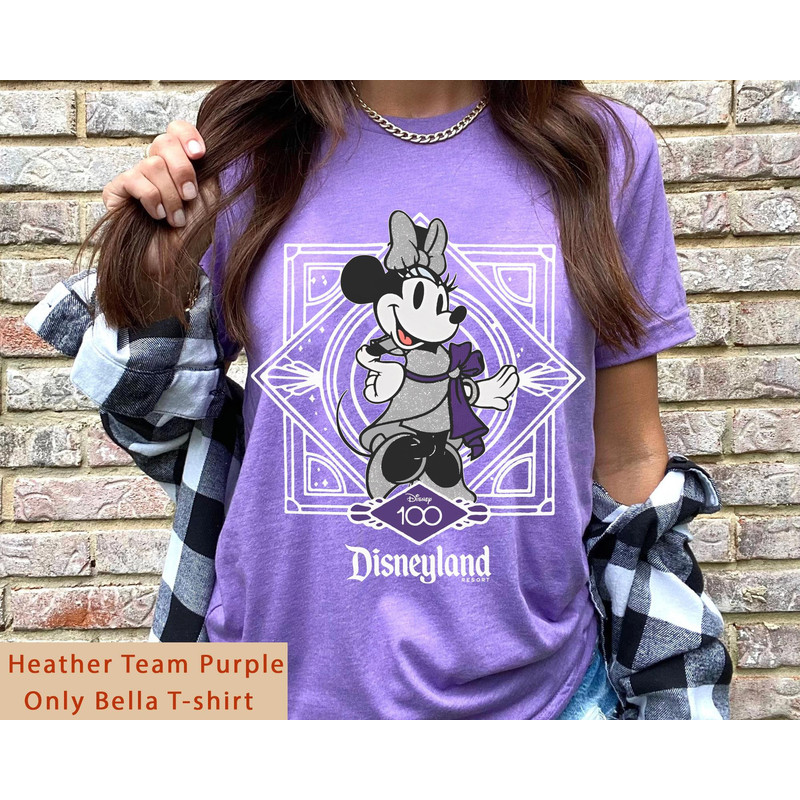 Cute Minnie Mouse Disney100 Shirt Disney 100 Years Of Wonder Tee Walt Disney Company T-shirt Disneyland 2023 Trip 100th Anniversary - 1.jpg