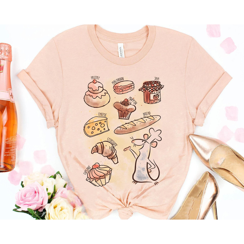 Cute Remy Mouse Chef Watercolor Shirt Ratatouille Tee Walt Disney World T-shirt Disneyland Family Vacation Trip Magic Kingdom Tee - 4.jpg