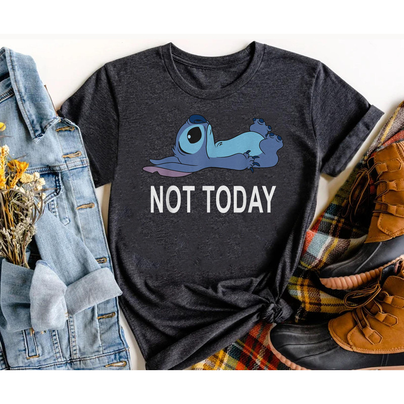 Cute Stitch Not Today Shirt Lilo & Stitch Jun 26th T-shirt Stitch Day 626 Tee Walt Disney World Trip Disneyland Outfits Funny Gift - 1.jpg