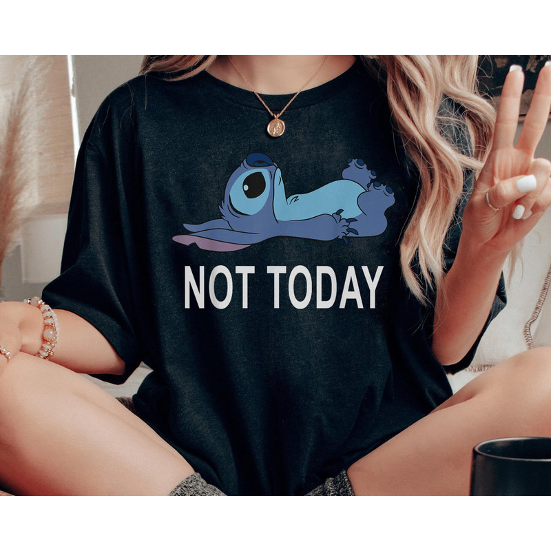 Cute Stitch Not Today Shirt Lilo & Stitch Jun 26th T-shirt Stitch Day 626 Tee Walt Disney World Trip Disneyland Outfits Funny Gift - 3.jpg