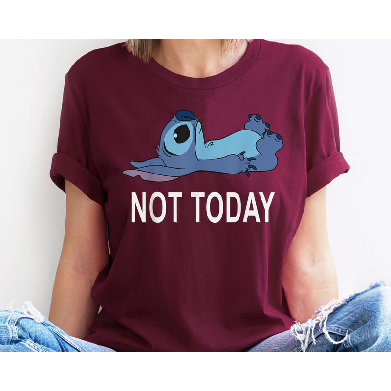 Cute Stitch Not Today Shirt Lilo & Stitch Jun 26th T-shirt Stitch Day 626 Tee Walt Disney World Trip Disneyland Outfits Funny Gift - 4.jpg