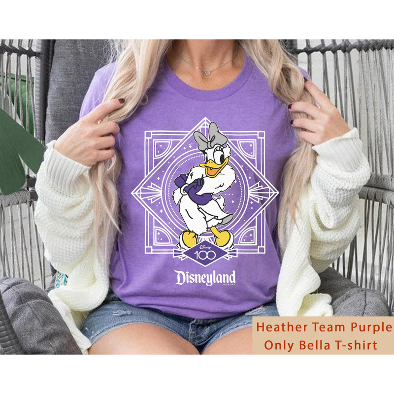 Daisy Duck Disney 100 Years Of Wonder Shirt  Disney100 Tee  Walt Disney Company T-shirt  Disneyland Platinum 2023 Trip 100th Anniversary - 1.jpg