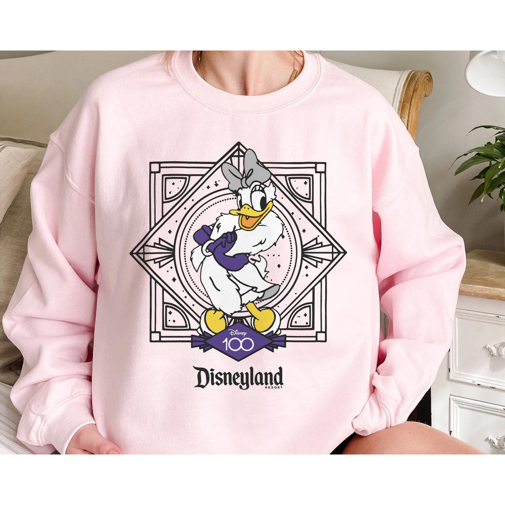 Daisy Duck Disney 100 Years Of Wonder Shirt  Disney100 Tee  Walt Disney Company T-shirt  Disneyland Platinum 2023 Trip 100th Anniversary - 3.jpg
