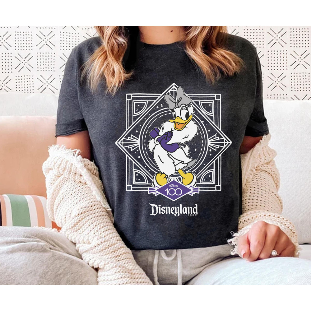 Daisy Duck Disney 100 Years Of Wonder Shirt  Disney100 Tee  Walt Disney Company T-shirt  Disneyland Platinum 2023 Trip 100th Anniversary - 5.jpg