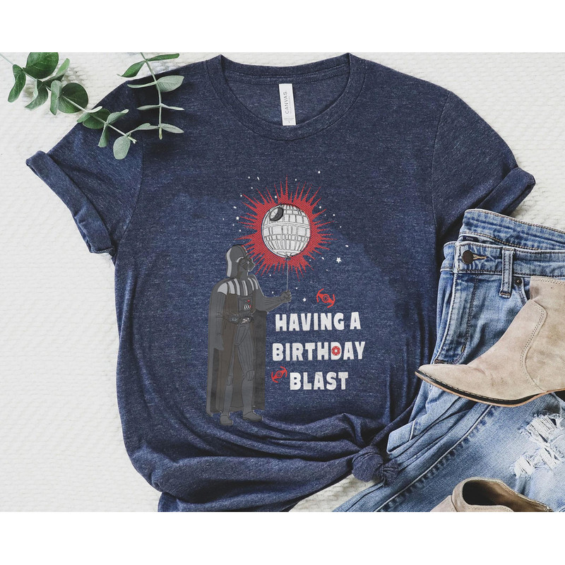 Darth Vader Birthday Death Star Balloon Shirt Retro Star Wars Birthday Party Tee Walt Disney World Disneyland Trip Funny Birthday Gift - 3.jpg