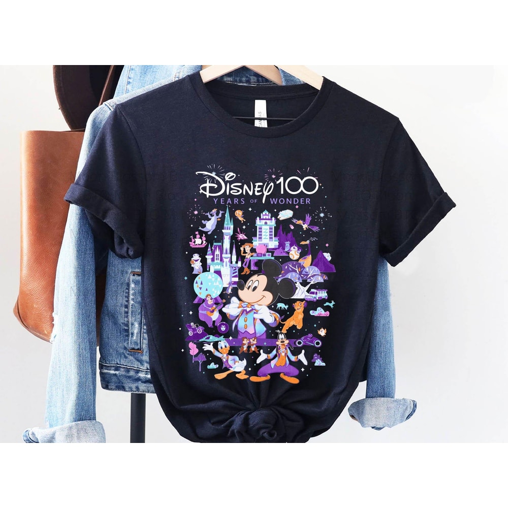 Disney 100 Years Of Wonder Mickey and Friends Shirt Disney Platinum Celebration T-shirt Disney 100th Anniversary Disneyland Trip - 5.jpg