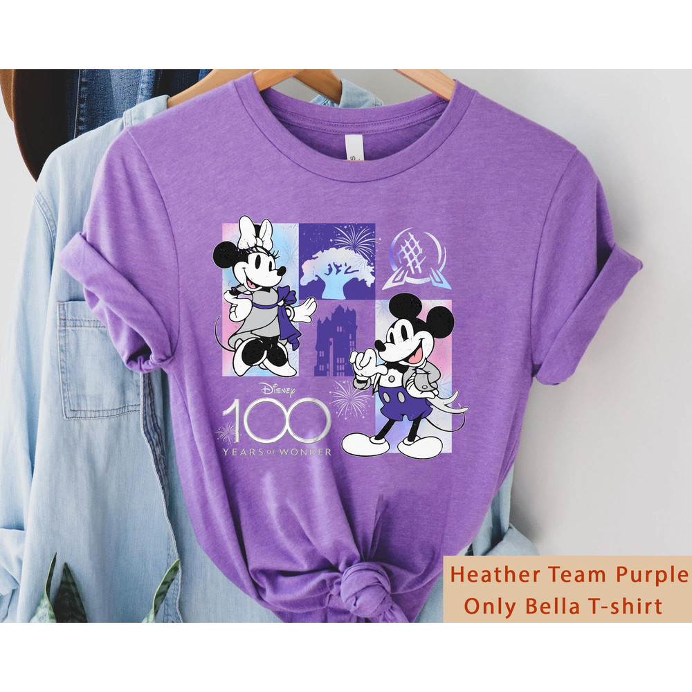 Disney 100 Years Of Wonder Mickey and Minnie Shirt Walt Disney Company T-shirt Disneyland Platinum 100th Anniversary Disney100 Outfits - 1.jpg
