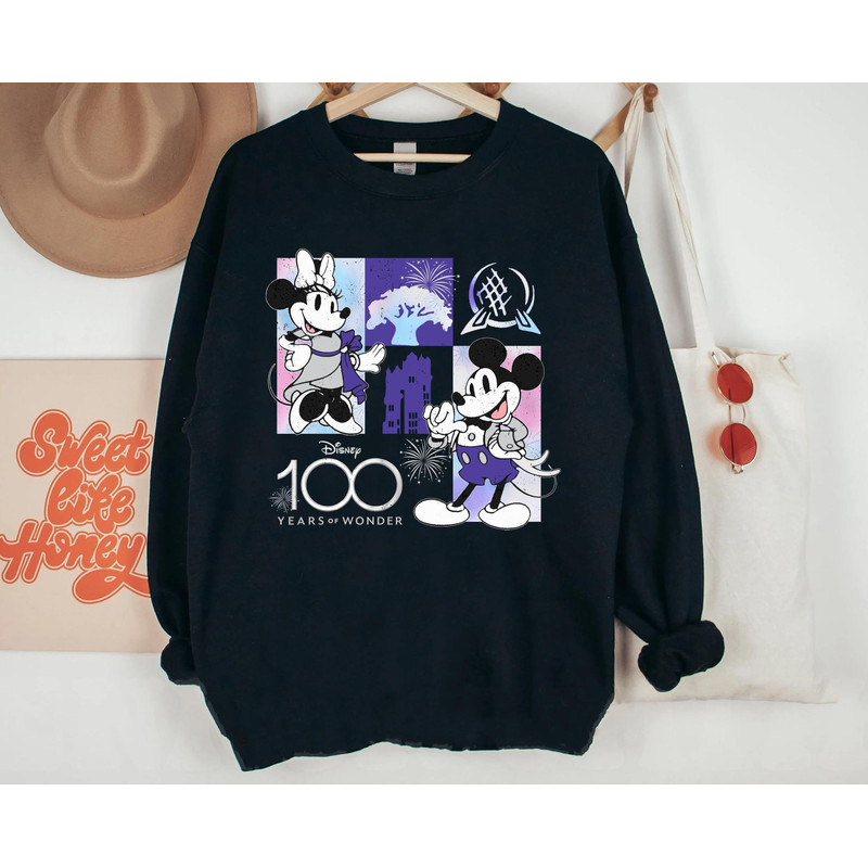 Disney 100 Years Of Wonder Mickey and Minnie Shirt Walt Disney Company T-shirt Disneyland Platinum 100th Anniversary Disney100 Outfits - 3.jpg